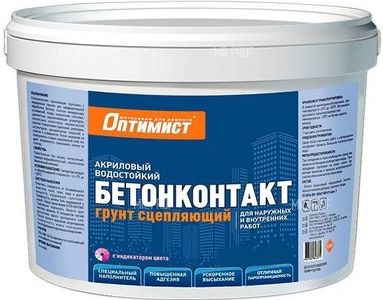 Бетонконтакт Оптимист, для наружных и внутренних работ, 3кг купить в СОМ