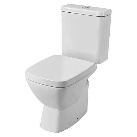 Унитаз-компакт Сантек Нео белый, арматура 3/6л, сиденье дюропласт купить в СОМ