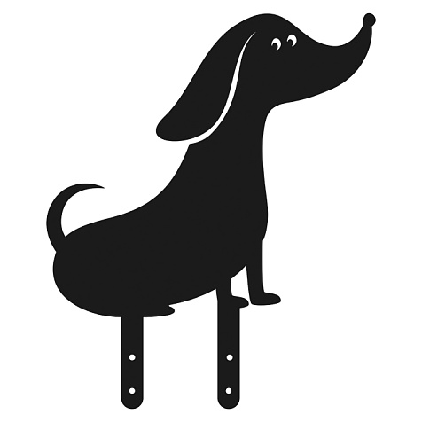 Фигура садовая металл Собака-сидяка 35х28см Gardissimo купить в СОМ
