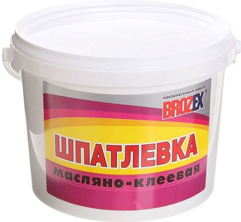 Шпаклевка масляно-клеевая Brozex, 5 кг купить в СОМ