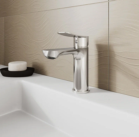 Смеситель для раковины Milardo Demi DEMSB00M01, латунь, хром купить в СОМ