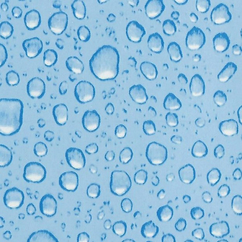 Пленка самоклеющая 3888, голубая с каплями, 45 см купить в СОМ