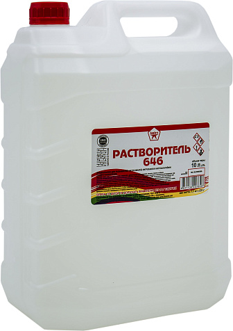 Растворитель 646, 10л купить в СОМ