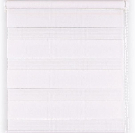 Ролет штора Акция День и Ночь белая 60х160 купить в СОМ
