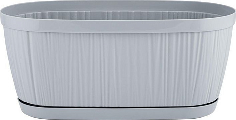 Горшок InGreen Barcelona утренний туман 2,7л овальный купить в СОМ