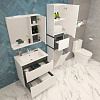 Пенал напольный Eva Gold Веста 40, белый/графит купить в СОМ