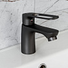 Смеситель для раковины Антей Базальт 303535, цинковый сплав, графит купить в СОМ