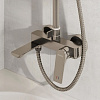 Система душевая Grossman Galaxy 500.K35.01.120, смеситель, тропический душ, брашированный никель купить в СОМ