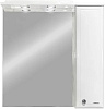 Зеркало-шкаф Comforty Сочи 80, белый глянец купить в СОМ