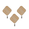 Крючок самоклеящийся SANBERG Ромб дерево, пластик, 3 шт купить в СОМ